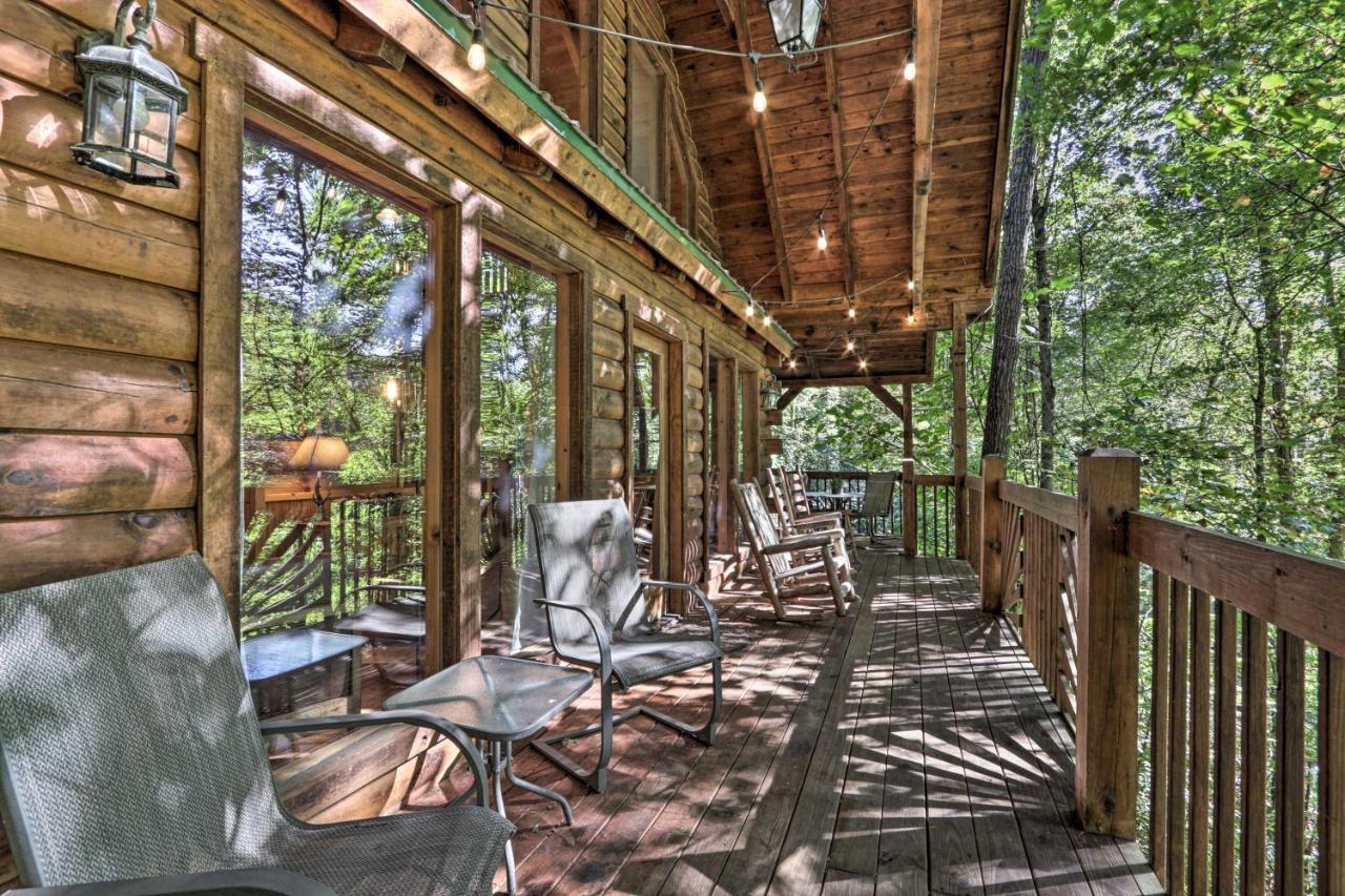 Cabin With Hot Tub And Deck, 3 Mi To Pigeon Forge Sevierville Esterno foto
